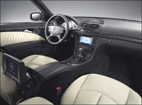 Interior of Mercedes E-class 2007